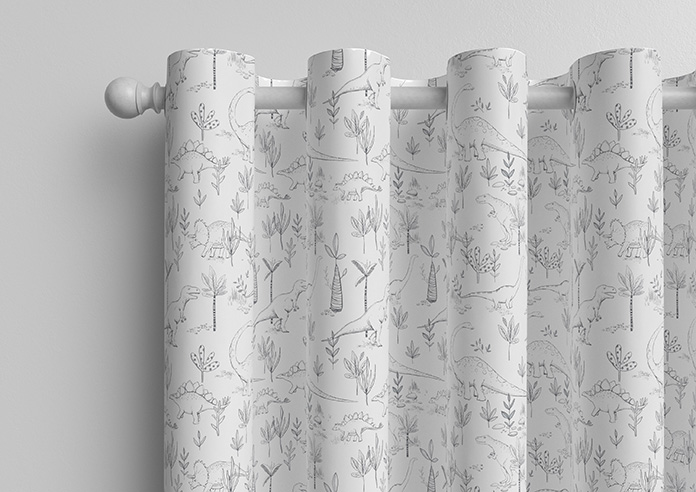 Dino Park, Anthracite - Made to Measure Curtains - Image 12